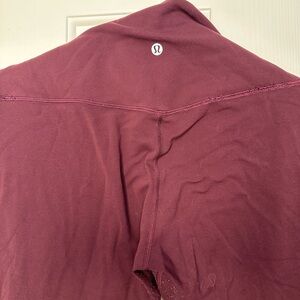 Lululemon Maroon Align Leggings